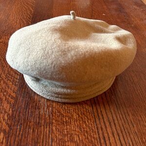 Vintage Nordstrom Tan Wool Beret
